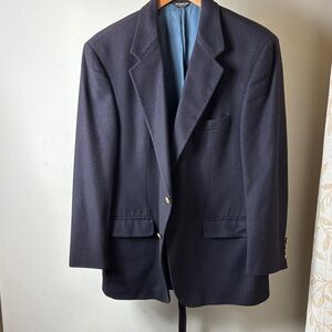 Classic Blue Jacket 100 Cashmere. Made exclusively for Bloomingdale.